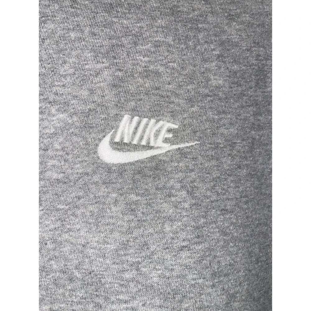 Nike Men's Club Fleece Crew Neck Size Large Tall Heather Grey - Picture 3 of 6